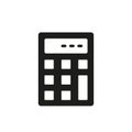 Calculator icon vector design templates simple and modern Royalty Free Stock Photo