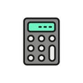 Calculator icon vector design templates simple and modern Royalty Free Stock Photo