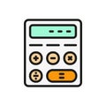 Calculator icon vector design templates simple and modern Royalty Free Stock Photo
