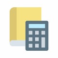 Calculator icon vector image. Royalty Free Stock Photo