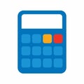 Calculator icon vector image. Royalty Free Stock Photo