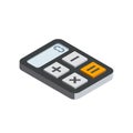 Calculator isometric icon