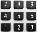 Calculator keypad Royalty Free Stock Photo