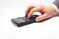 Calculator_man Royalty Free Stock Photo