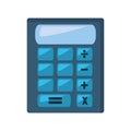 Calculator math isolated icon