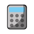 Calculator math isolated icon