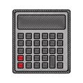 Calculator math isolated icon