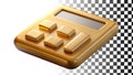 Calculator, math tool, finance, accounting, calculation, numbers, device png transparent image Generative AI
