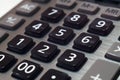 calculator for mathematical calculations and accounting close-up Royalty Free Stock Photo