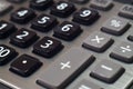calculator for mathematical calculations and accounting close-up Royalty Free Stock Photo