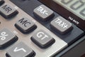 calculator for mathematical calculations and accounting close-up Royalty Free Stock Photo