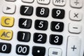 Calculator numeric keypad