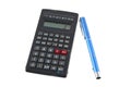 Calculator with pen