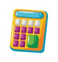 calculator school supply icon