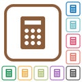 Calculator simple icons