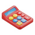 calculator toy button plastic screen Royalty Free Stock Photo