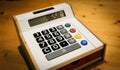 Calculator toy display cash register Royalty Free Stock Photo