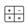 calculator vector icon