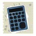 calculator. Vector illustration decorative design