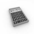 Calculator with word business Royalty Free Stock Photo