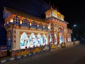 Kali puja pandal, a replica of baidanth dham temple now at janbazar, calcutta, India