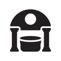 Caldarium icon. Trendy Caldarium logo concept on white background from sauna collection