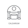 Caldarium icon. Trendy Caldarium logo concept on white backgroun