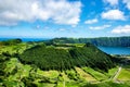 Caldeira do Alferes, Sete Cidades, SÃÂ£o Miguel Island, Azores, AÃÂ§ores, Portugal, Europe Royalty Free Stock Photo