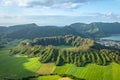 Caldeira Seca in Sete Cidades volcano complex, Azores, Portugal