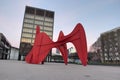 Calder sculpture in Grand Rapids Royalty Free Stock Photo