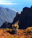Caldera de Taburiente in Roque Muchachos Royalty Free Stock Photo