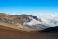 Caldera of the Haleakala volcano, Maui, Hawaii Royalty Free Stock Photo