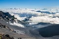 Caldera of the Haleakala volcano, Maui, Hawaii Royalty Free Stock Photo