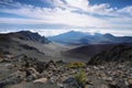 Caldera of the Haleakala volcano in Maui island Royalty Free Stock Photo