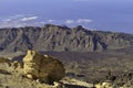 Caldera of the Teide volcano Royalty Free Stock Photo