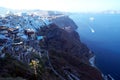 Caldera view - the cliff