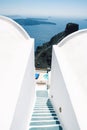 Caldera View, Santorini Royalty Free Stock Photo