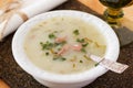 Caldo verde - portuguese, brazilian soup Royalty Free Stock Photo