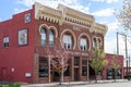 Caldwell Building housing the Kittitas County Museum in Ellensburg Royalty Free Stock Photo