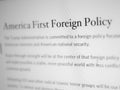 Foreign policy Royalty Free Stock Photo