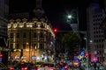 Calea Victoriei Avenue by night