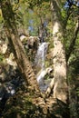 Caledonia waterfall in the troodos mountains in cyprus Royalty Free Stock Photo