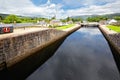 Caledonian Canal at Fort Augustus , Scotland Royalty Free Stock Photo
