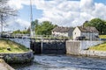 Caledonian Canal Lock Gates, Inverness in the Scottish Highland