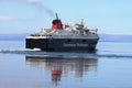 Caledonian Isles leaving Brodick, Isle of Arran Royalty Free Stock Photo