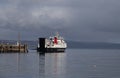 Caledonian Macbrayer Ferry Leaving Mallaig Harbour