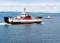 ferry leaving mallaig Royalty Free Stock Photo