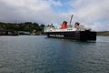 Caledonian McBrayne ferry entering the port in Oban