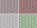 Caleidoscope backgrounds set