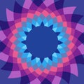 Caleidoscope flower vivid colors background